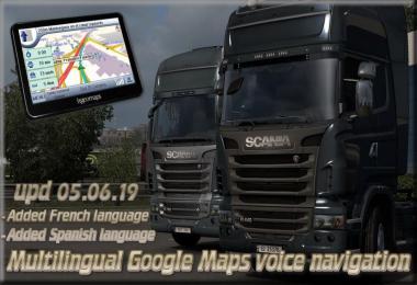 Multilingual Google Maps voice navigation 1.35.x