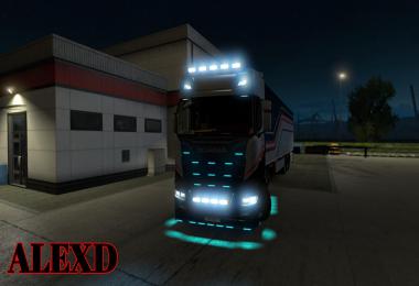 ALEXD FLARE AND 10.000 K LIGHTS FOR ALL TRUCKS v1.2