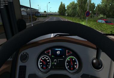 Custom dashboard for SCS DAF Euro 6 1.35.x