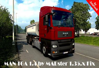 Fix ETS2 1.35.x of MAN TGA Euro6 MADster