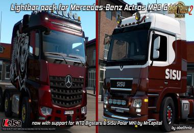 Kelsa lightbars for MB Actros MP3 & MP4 v1.1a 1.35.x