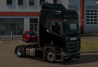 Low deck chassis addon for Scania S, R Nextgen v1.7