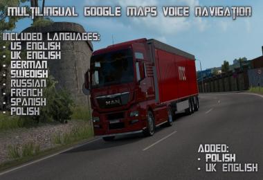 Multilingual Google Maps voice navigation 1.35.x