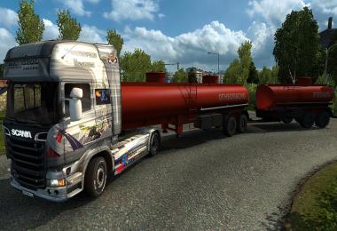 Pack double trailers for the card Russian open spaces v4.0