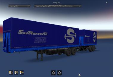 Pack double trailers for the card Russian open spaces v4.0