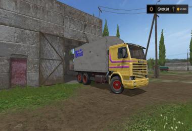 Scania 142h cassone fisso centinata v1.0