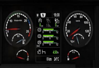 Scania dashboard computer v3.9.8 for 1.35