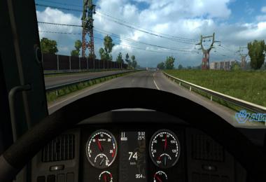 Scania Griffin Custom dashboard v1.2