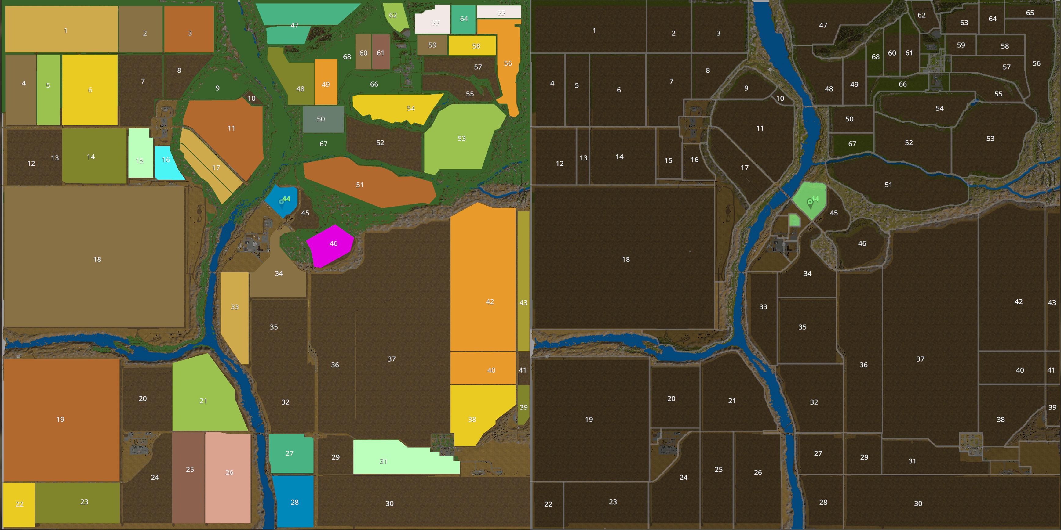 top big field maps fs19