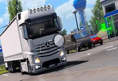 Mercedes Benz Actros Custom Headlights 1.35.x