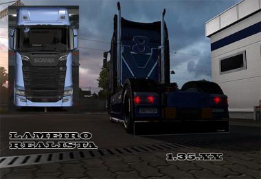 Animated mudguards for SCANIA S 2016 v1.0