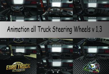 Animation all Truck Steering Wheels v1.3