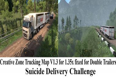 Creative Zone Trucking Map Fixed v1.3 for 1.35.x