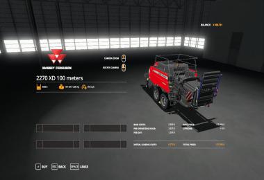 Massey Ferguson 2270 100 meter baler v1.0