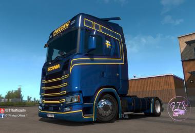 Skin Sweden for Scania S Next Gen 1.35.x