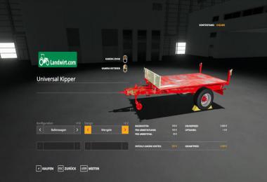 Trailer pack Universal 1 Achs Kipper v1.0