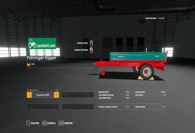 Trailer pack Universal 1 Achs Kipper v1.1.0