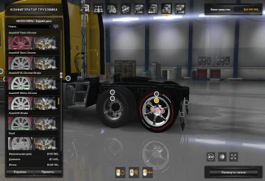 Super Sport Wheels Pack v2.0 ETS2 1.35