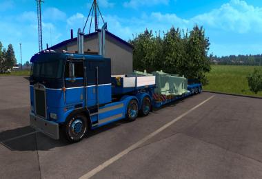 Custom Blue skin for Kenworth K100E v1.0