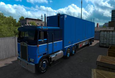 Custom Blue skin for Kenworth K100E v1.0