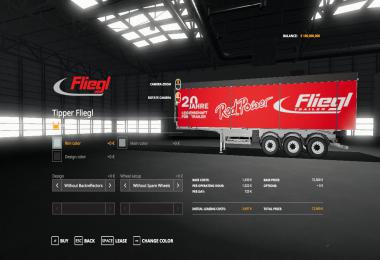 FS19 FLIEGL TIPPER RED POWER v1.0.0.0