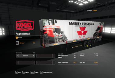 FS19 MASSEY FERGUSON AUTOLOADER Trailer v1.0