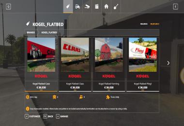 FS19 Mega Kogel Trailers Pack v1.0