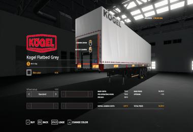 FS19 Mega Kogel Trailers Pack v1.0