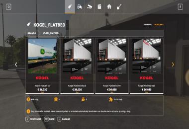 FS19 Mega Kogel Trailers Pack v1.0