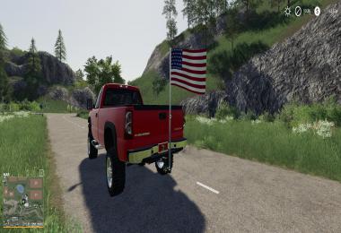 Hitch Mount American Flag v1.0