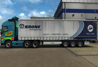 HQ paint job for long curtain trailers v1.11