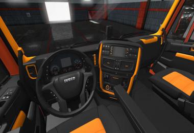 Iveco Hi Way Black Orange Interior 1.35.x