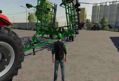 John Deere 2410 3 section plow V1.0