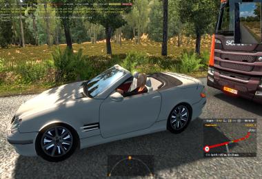 Mercedes Benz Roadster in traffic 1.35