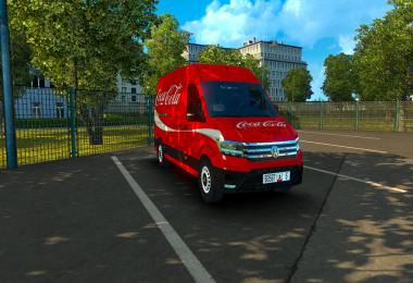 Cocacola skins for volkswagen crafter 2019 by hf games v1.0