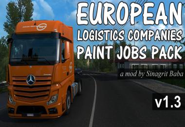 European Logistics Companies Paint Jobs Pack v1.3