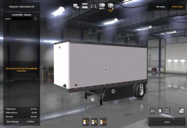 Fedex Official 28 Pup Trailer with Freightliner Day Cab Truck 1.35x