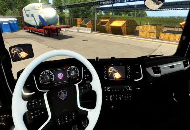 Scania 2016 Black and White Interior 1.35.x