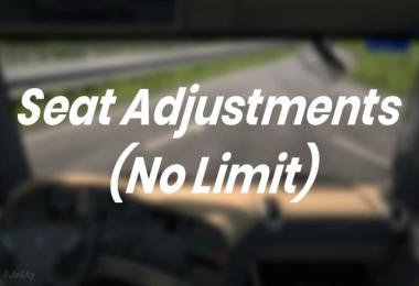 Seat Adjustments (No Limit) v1.0