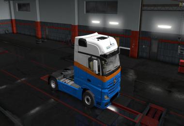 SKIN bakker & schilder – Mercedes New actros  – ETS2 1.35.x