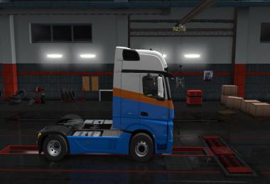 SKIN bakker & schilder – Mercedes New actros  – ETS2 1.35.x