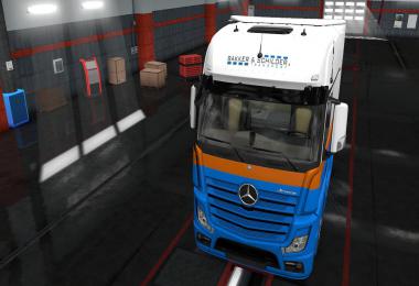 SKIN bakker & schilder – Mercedes New actros  – ETS2 1.35.x