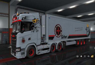 Skin Sartori Transport + Trailer Krone v3.0