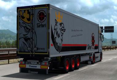 Skin Sartori Transport + Trailer Krone v3.0