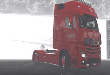 Coca cola for mercedes new actros by hf games skins 1.35