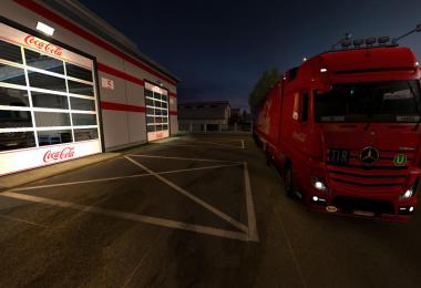 Coca cola for mercedes new actros by hf games skins 1.35