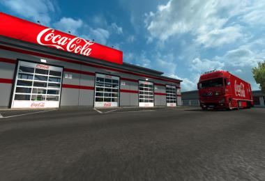 Coca cola for mercedes new actros by hf games skins 1.35