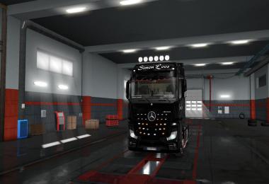 Skins SIMON LOOS for mercedes new actros BV HF GAMES v1.1