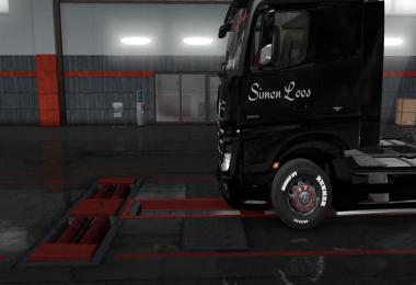 Skins SIMON LOOS for mercedes new actros BV HF GAMES v1.1