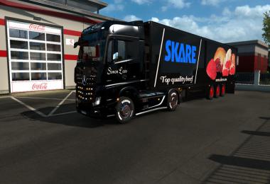 Skins SIMON LOOS for mercedes new actros BV HF GAMES v1.1